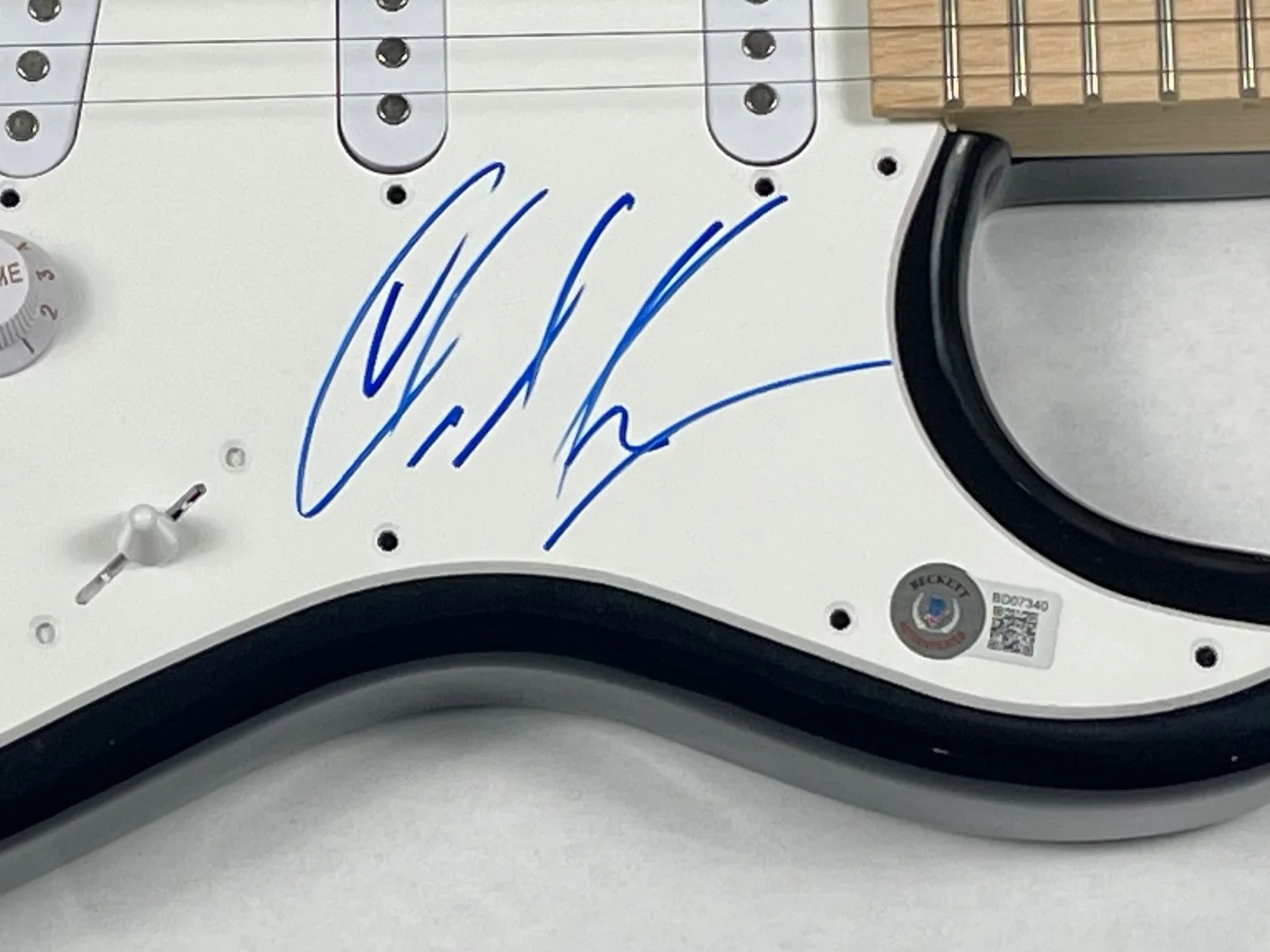 Chad Kroeger NICKELBACK Signed Autograph Electric Guitar Lead Singer Beckett COA, image 5