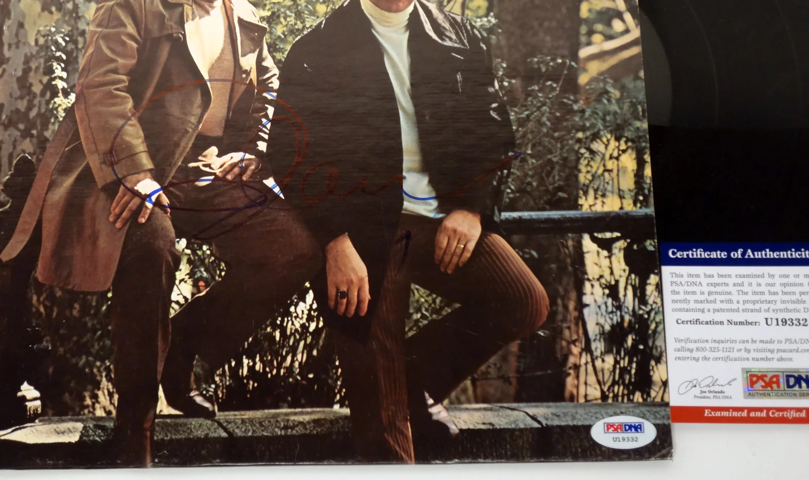 Placido Domingo — Placido Domingo Three Tenors Signed Milnes Duets Vinyl Record Album PSA/DNA COA, изображение 2