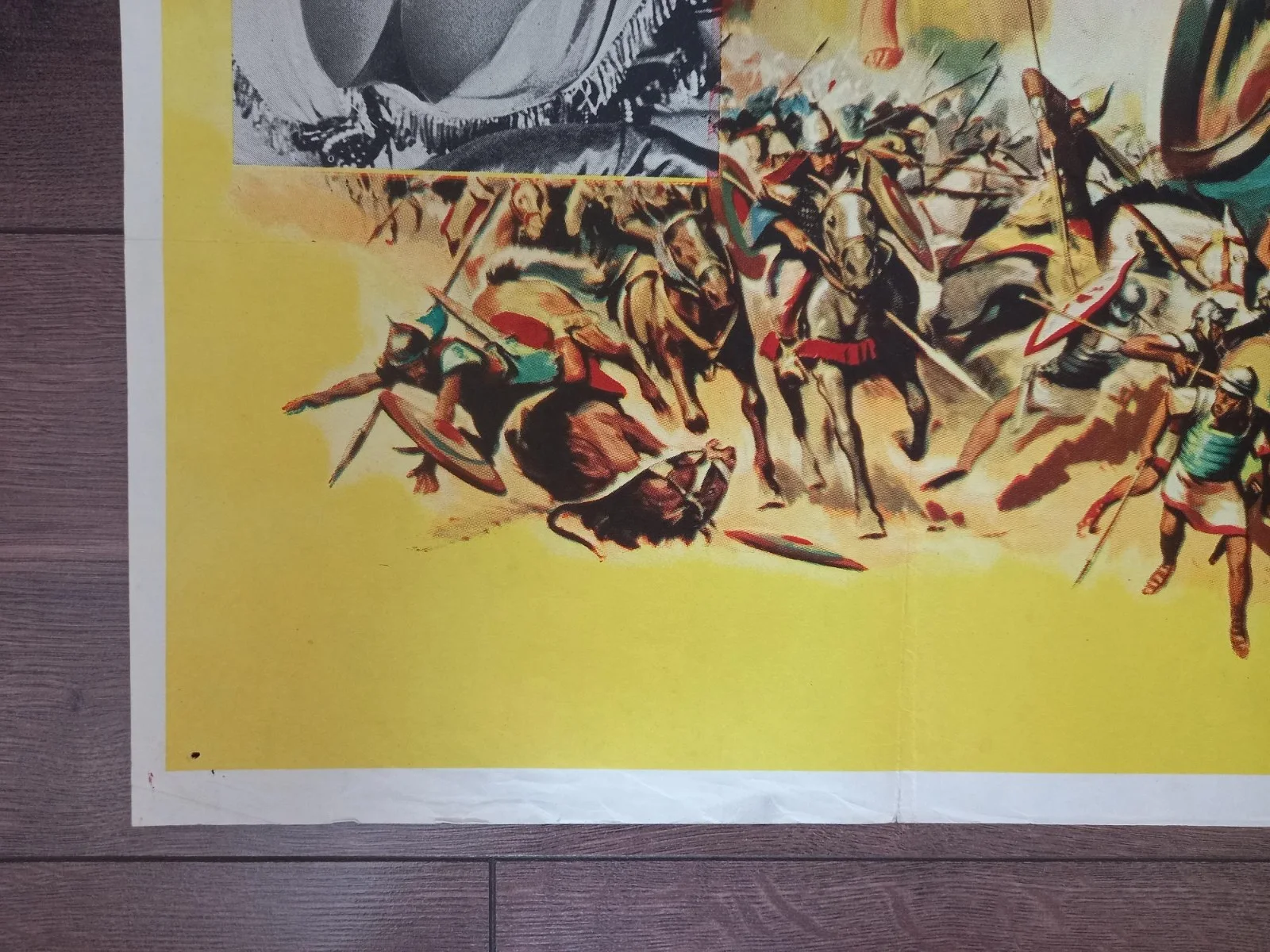 SIGN OF THE GLADIATOR 1958 BRITISH QUAD POSTER ANITA EKBERG GEORGES MARCHAL, изображение 2