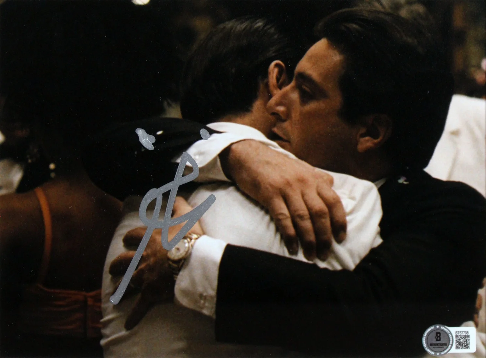 Al Pacino, Robert DeNiro — Al Pacino & Robert De Niro The Godfather 2 Authentic Signed Framed Display BAS, image 3