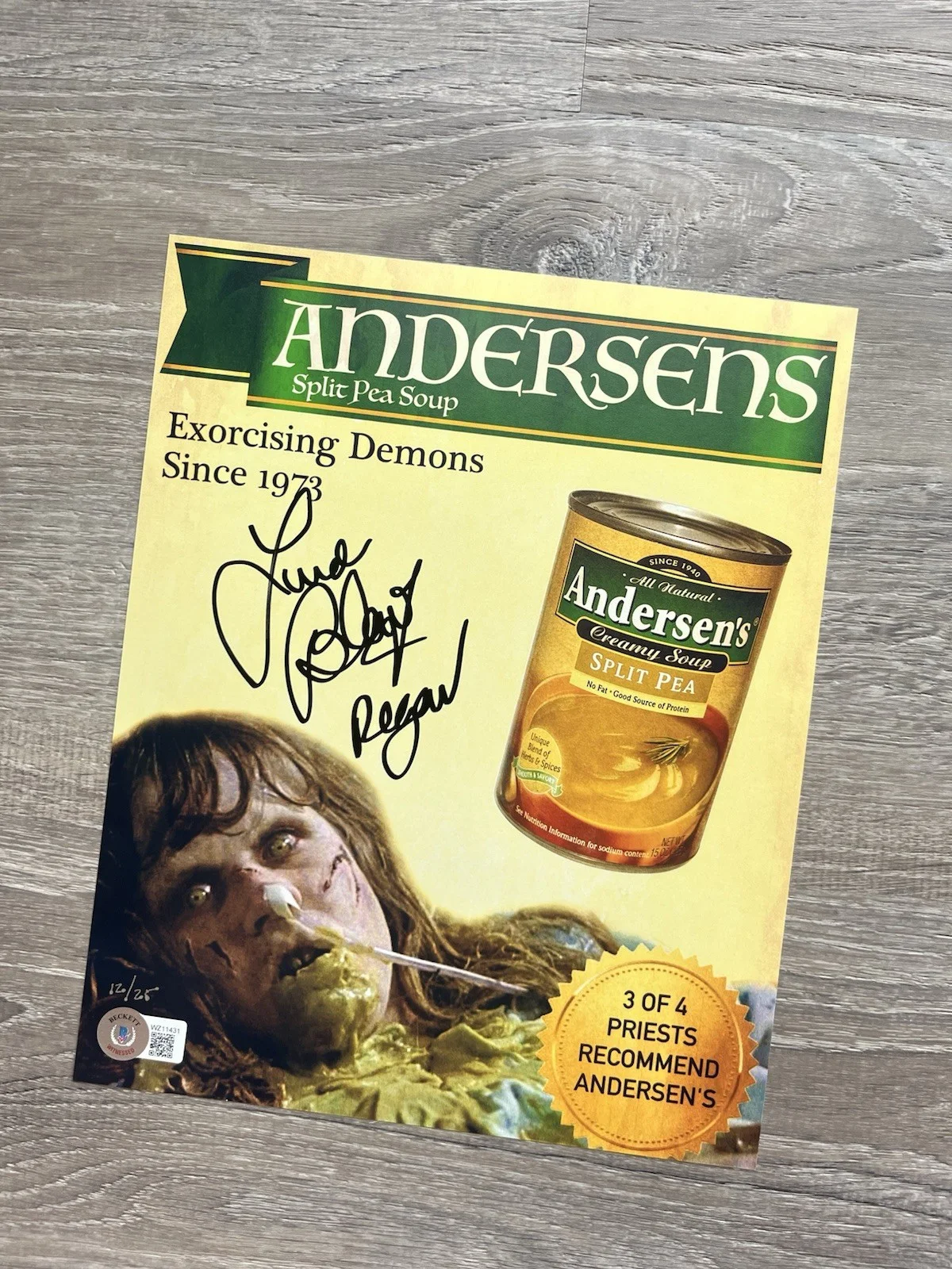 Linda Blair — Linda Blair Signed Exorcist 8x10 Photo Beckett COA Regan Limited Edition, изображение 5