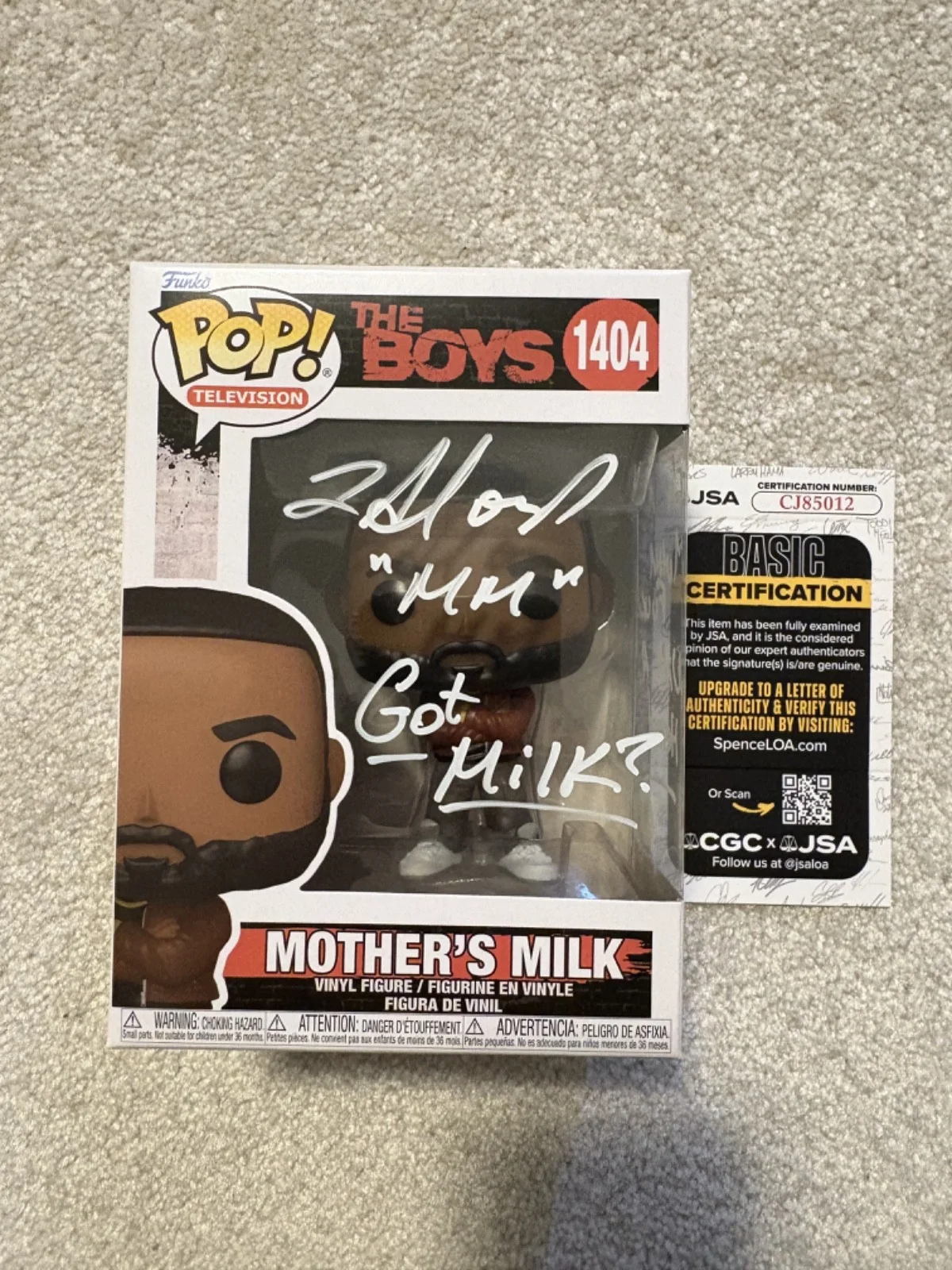 Laz Alonso — Laz Alonso signed funko toy pop exact proof JSA COA autographed The Boys, изображение 2
