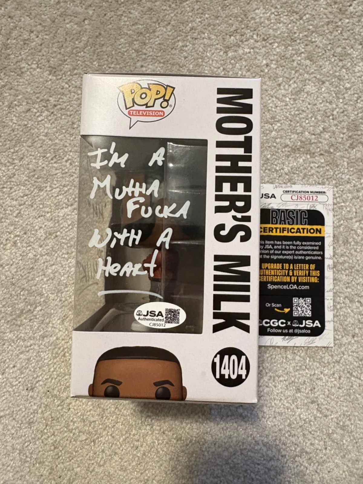 Laz Alonso — Laz Alonso signed funko toy pop exact proof JSA COA autographed The Boys, изображение 3