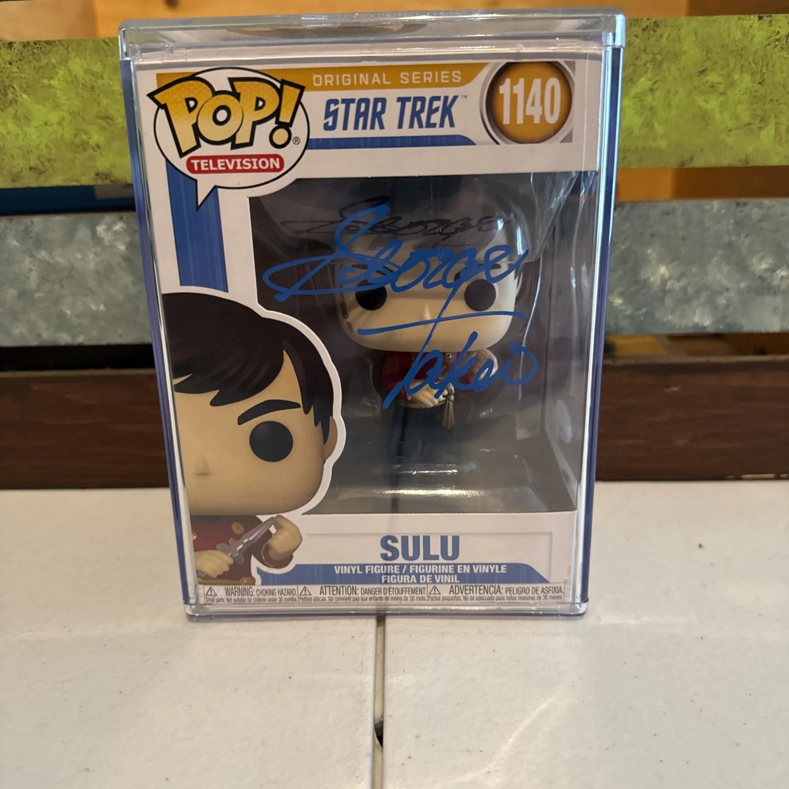 George Takei — GEORGE TAKEI SIGNED SULU FUNKO POP 1140 STAR TREK JSA WITNESSED W Hard Case