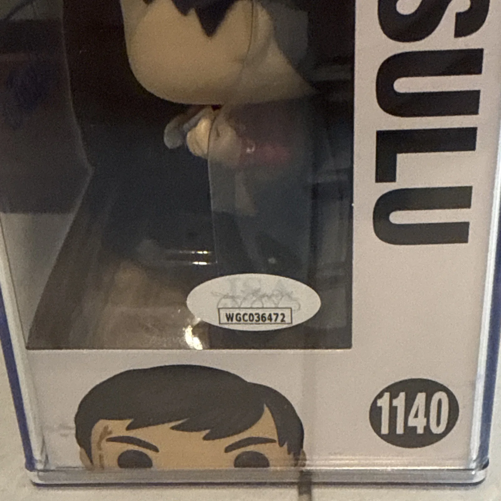 George Takei — GEORGE TAKEI SIGNED SULU FUNKO POP 1140 STAR TREK JSA WITNESSED W Hard Case, изображение 3