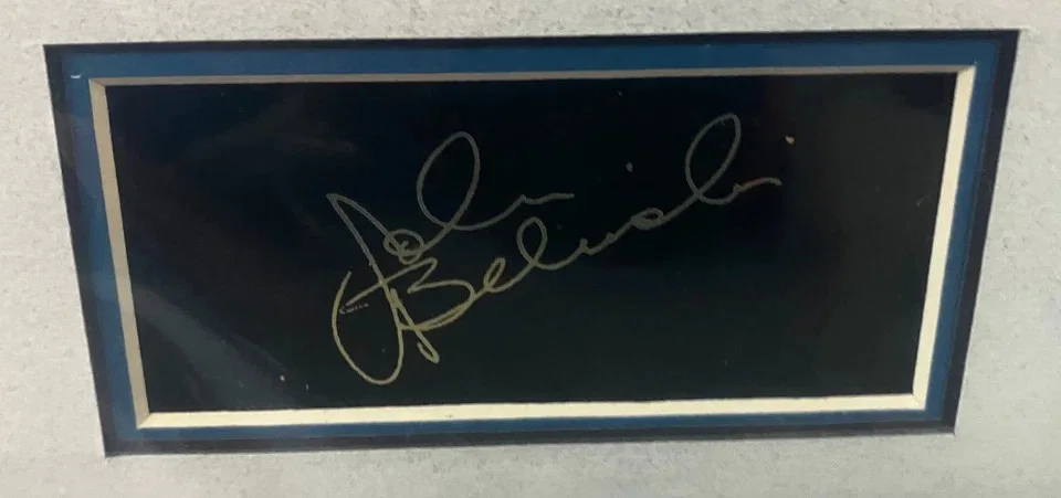Blues Brothers Aykroyd and Belushi Rolling Stone Framed Lazer Signature, image 5