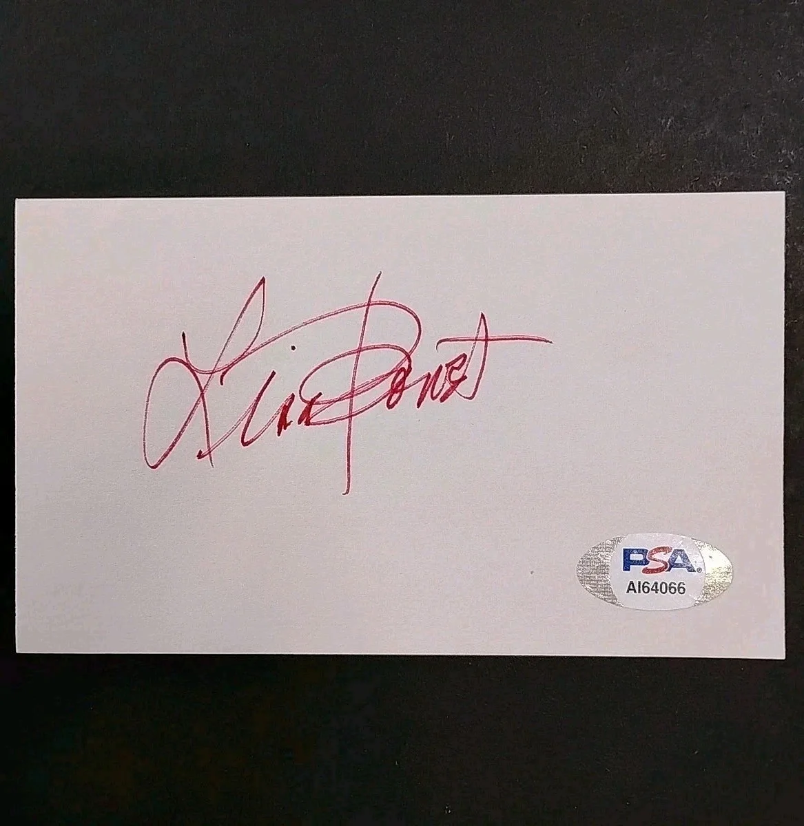 Lisa Bonet — Lisa Bonet Autographed 3x5 PSA/DNA The Cosby Show-Angel Heart, image 2