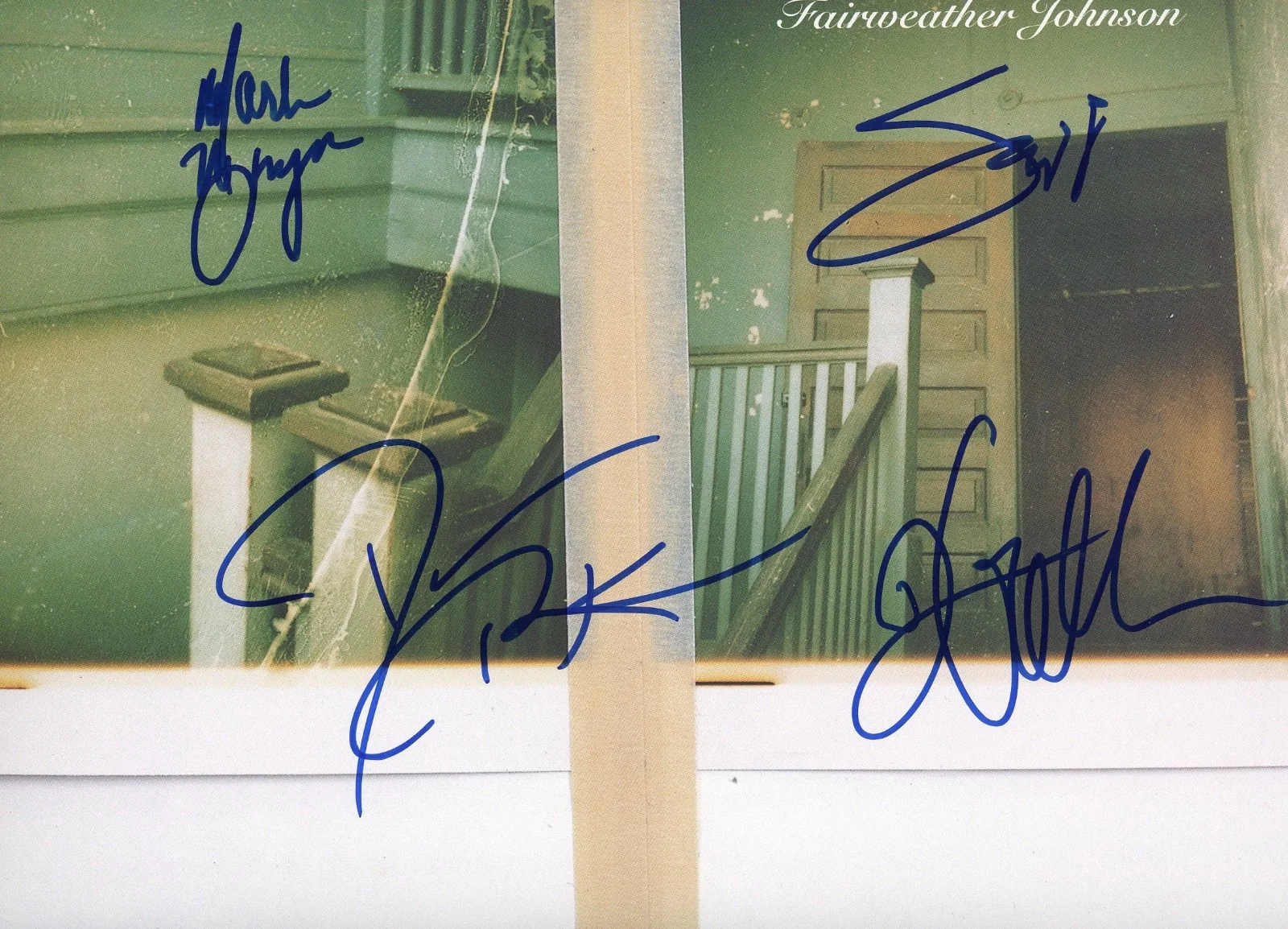 Hootie & Blowfish Fairweather Johnson Band Signed Promo Flat - Darius Rucker, image 2