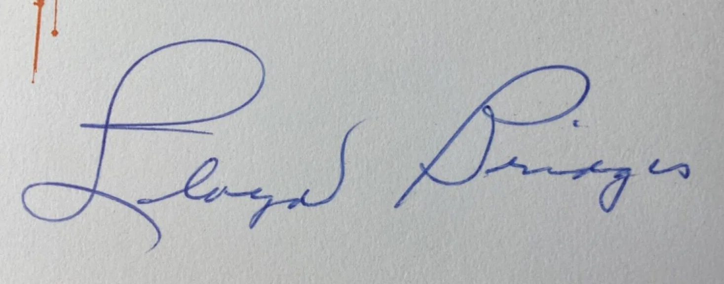 Lloyd Bridges — Actor LLOYD BRIDGES Personally Autographed Signed MOVIE TV Card FreeShip, изображение 2