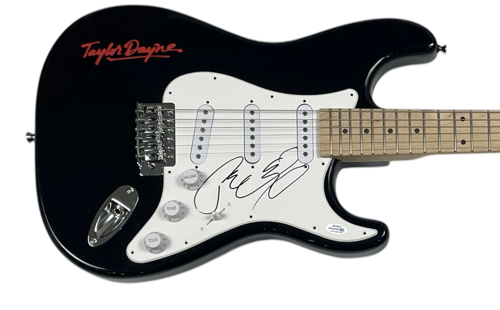 Taylor Dayne Signed Autograph Electric Guitar Tell It To My Heart Singer ACOA, изображение 5