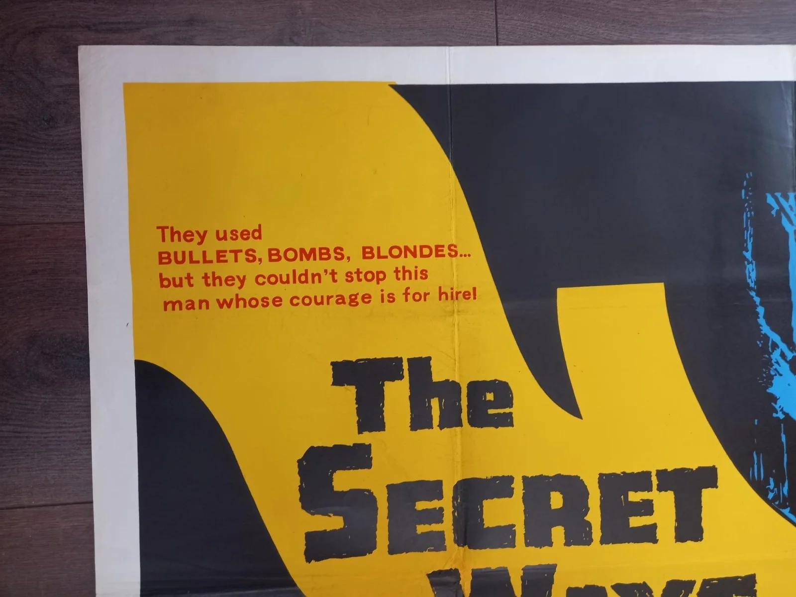 THE SECRET WAYS 1961 BRITISH QUAD POSTER RICHARD WIDMARK SONJA ZIEMANN, image 3