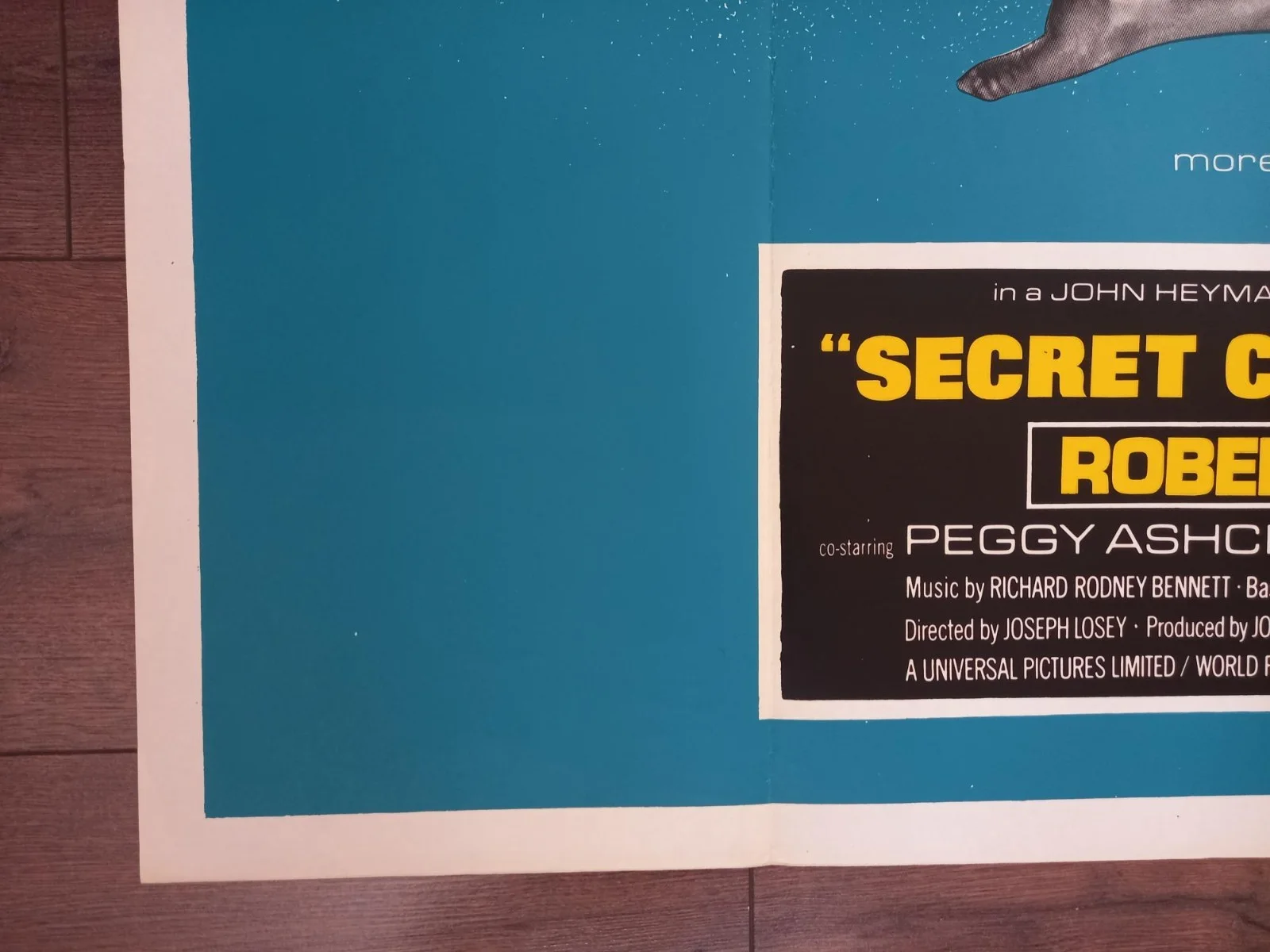 SECRET CEREMONY 1968 BRITISH QUAD POSTER ELIZABETH TAYLOR ROBERT MITCHUM, image 2