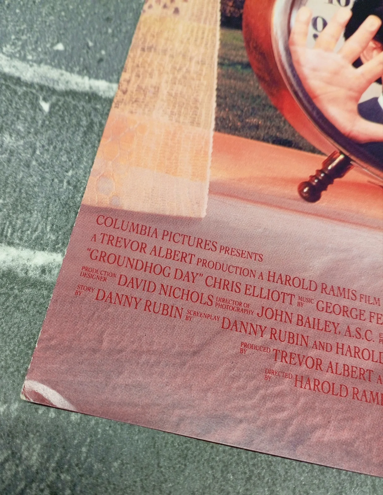 Groundhog Day Promotional Card Synopsis Cast & Crew Movie Film Poster Y728, изображение 2