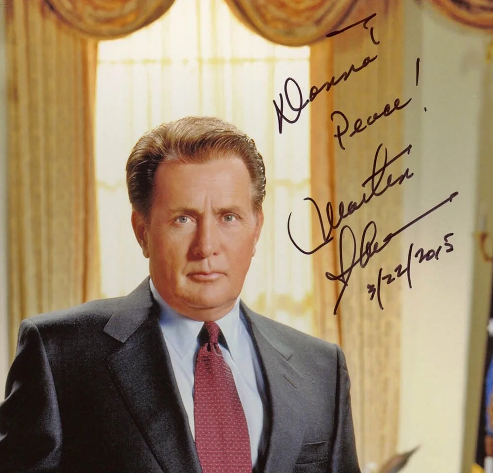 MARTIN SHEEN — Martin Sheen signed "THE WEST WING" 8x10 Photo g AUTO President Bartlet ACOA COA, изображение 4