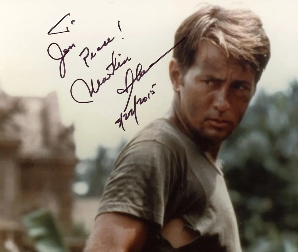 MARTIN SHEEN — Martin Sheen signed "APOCALYPSE NOW" 8x10 Photo e AUTO Captain Willard ACOA COA, изображение 4