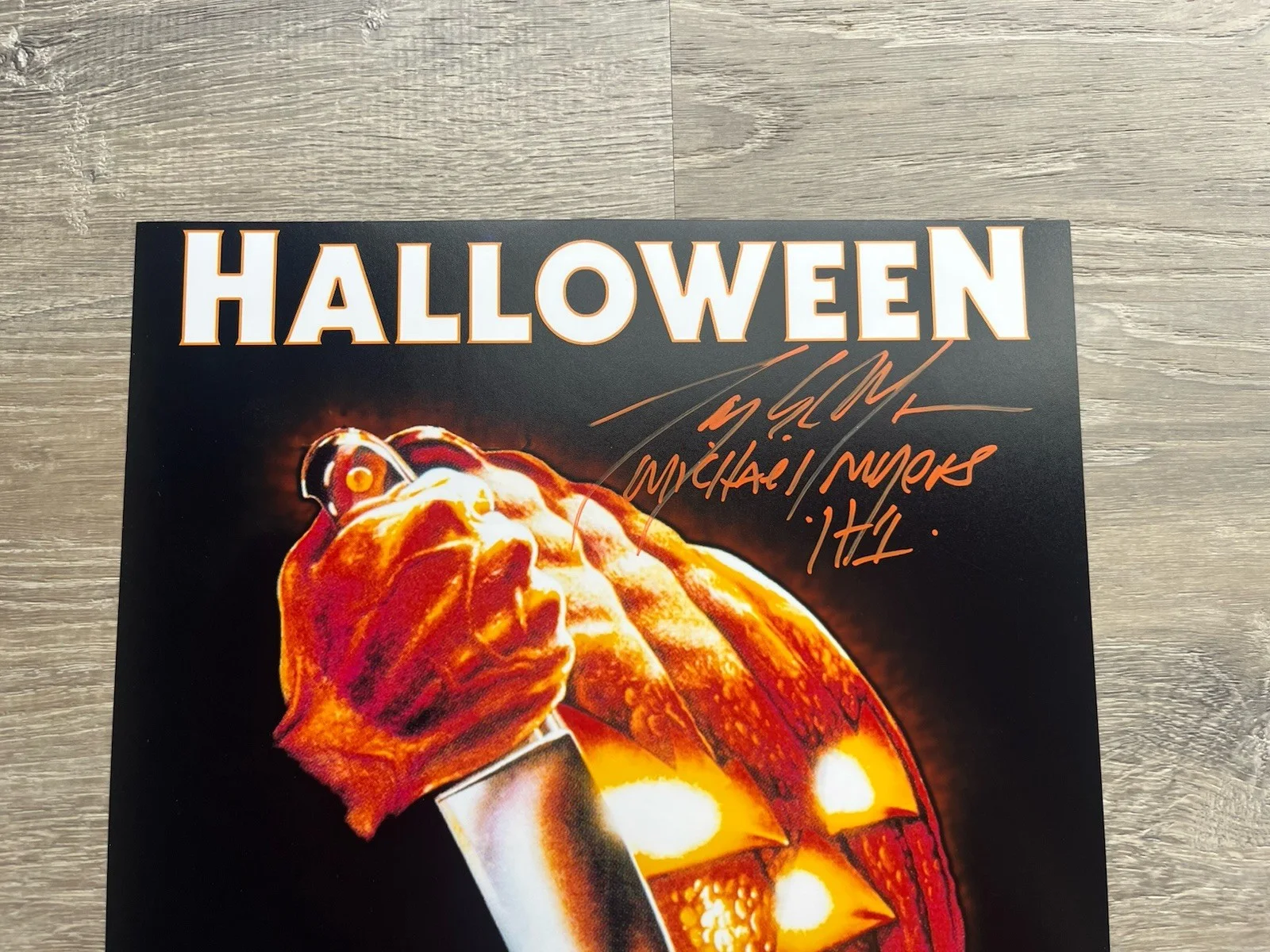 Nick Castle Nancy Loomis Tony Moran Signed Halloween 11x17 Photo Beckett COA, image 3