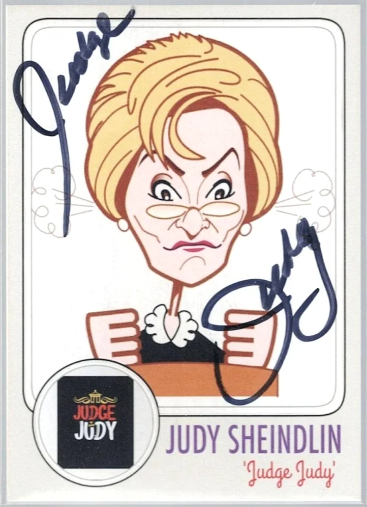 Judge Judy — Judge Judy Sheindlin Autographed Trading Card *Television Star* - 5
