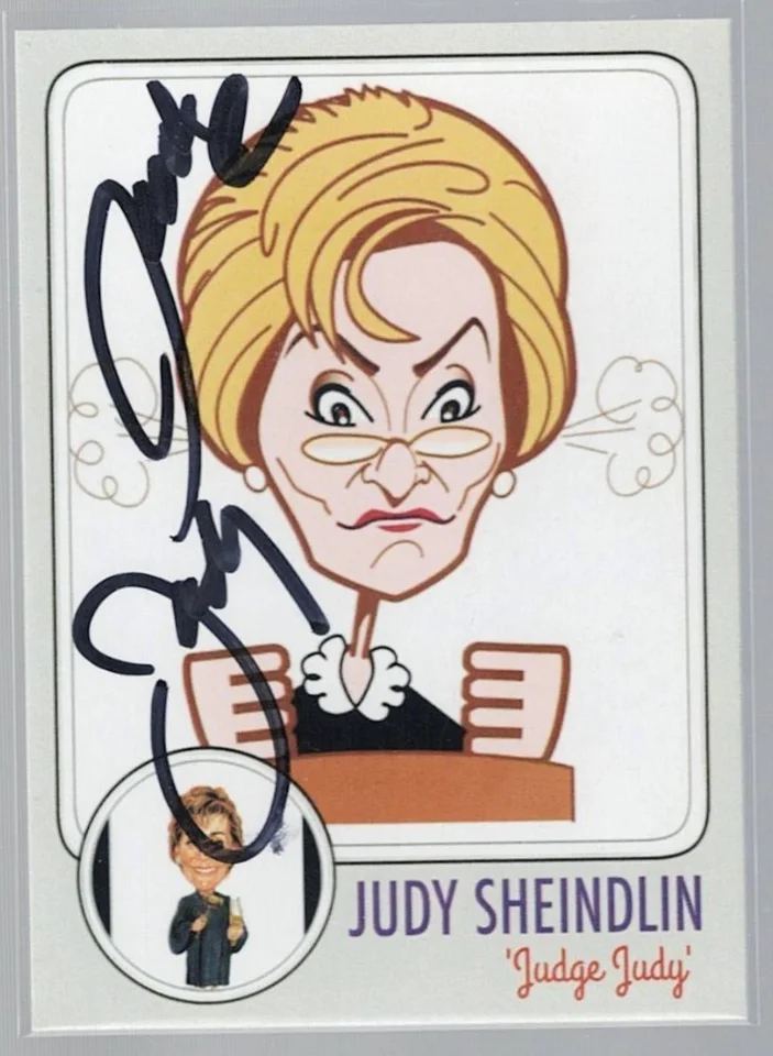 Judge Judy — Judge Judy Sheindlin Autographed Trading Card *Television Star* - 2