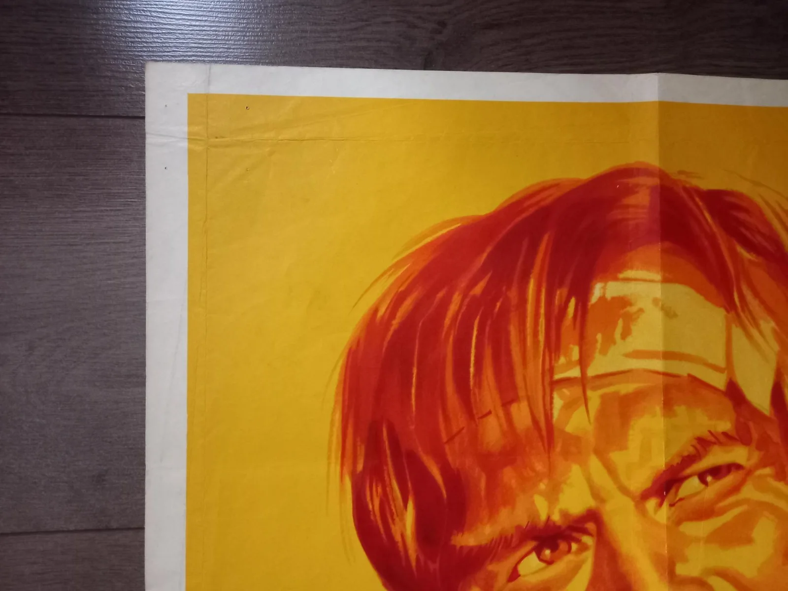 RUN FOR THE SUN 1956 BRITISH QUAD POSTER RICHARD WIDMARK TREVOR HOWARD, image 3