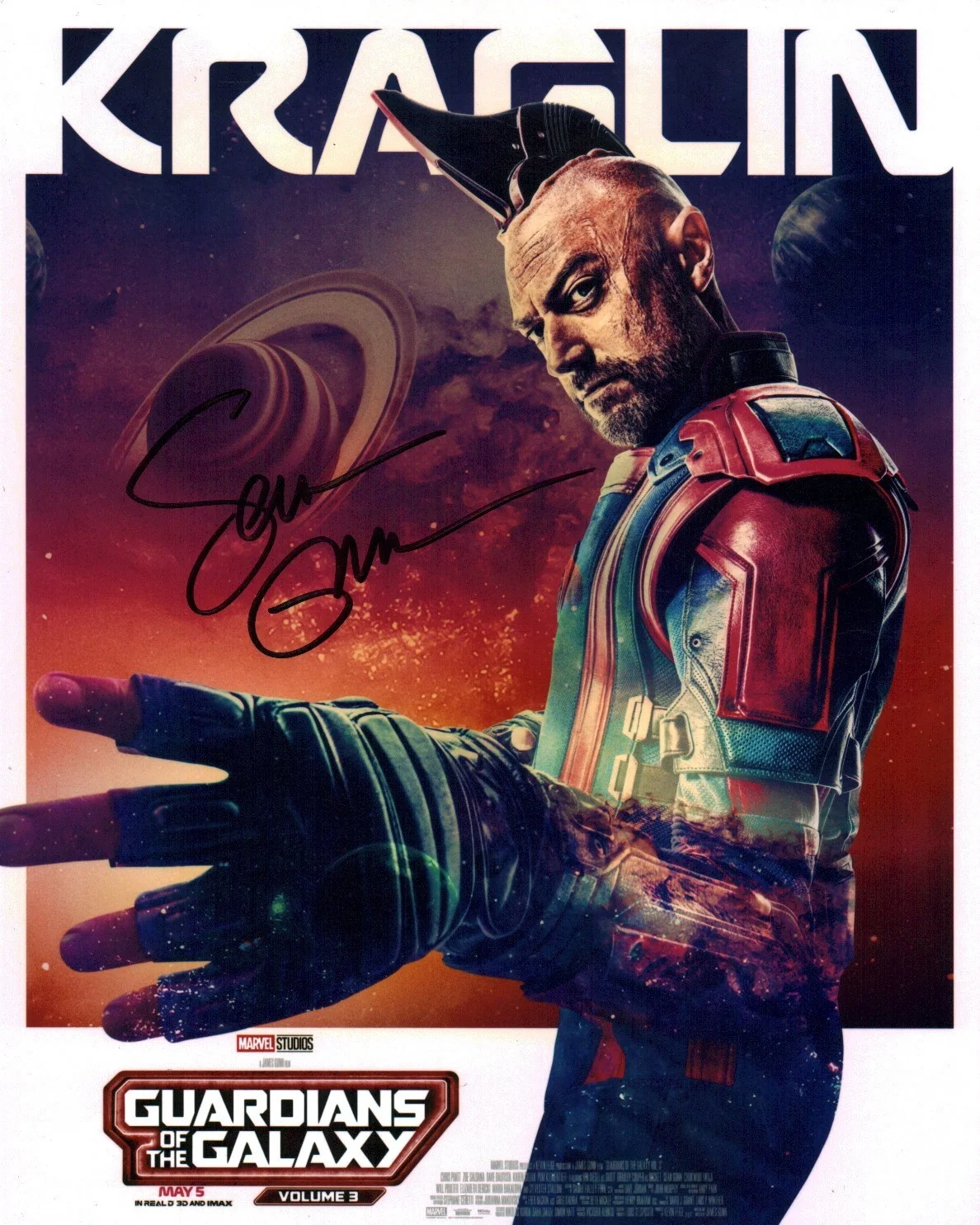 Sean Gunn — Sean Gunn Guardians of the Galaxy 8x10 Signed Photo JSA Certified Autograph