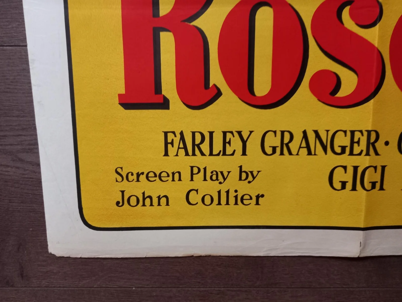 ROSEANNA McCOY 1949 BRITISH QUAD POSTER FARLEY GRANGER JOAN EVANS RAYMOND MASSEY, изображение 2
