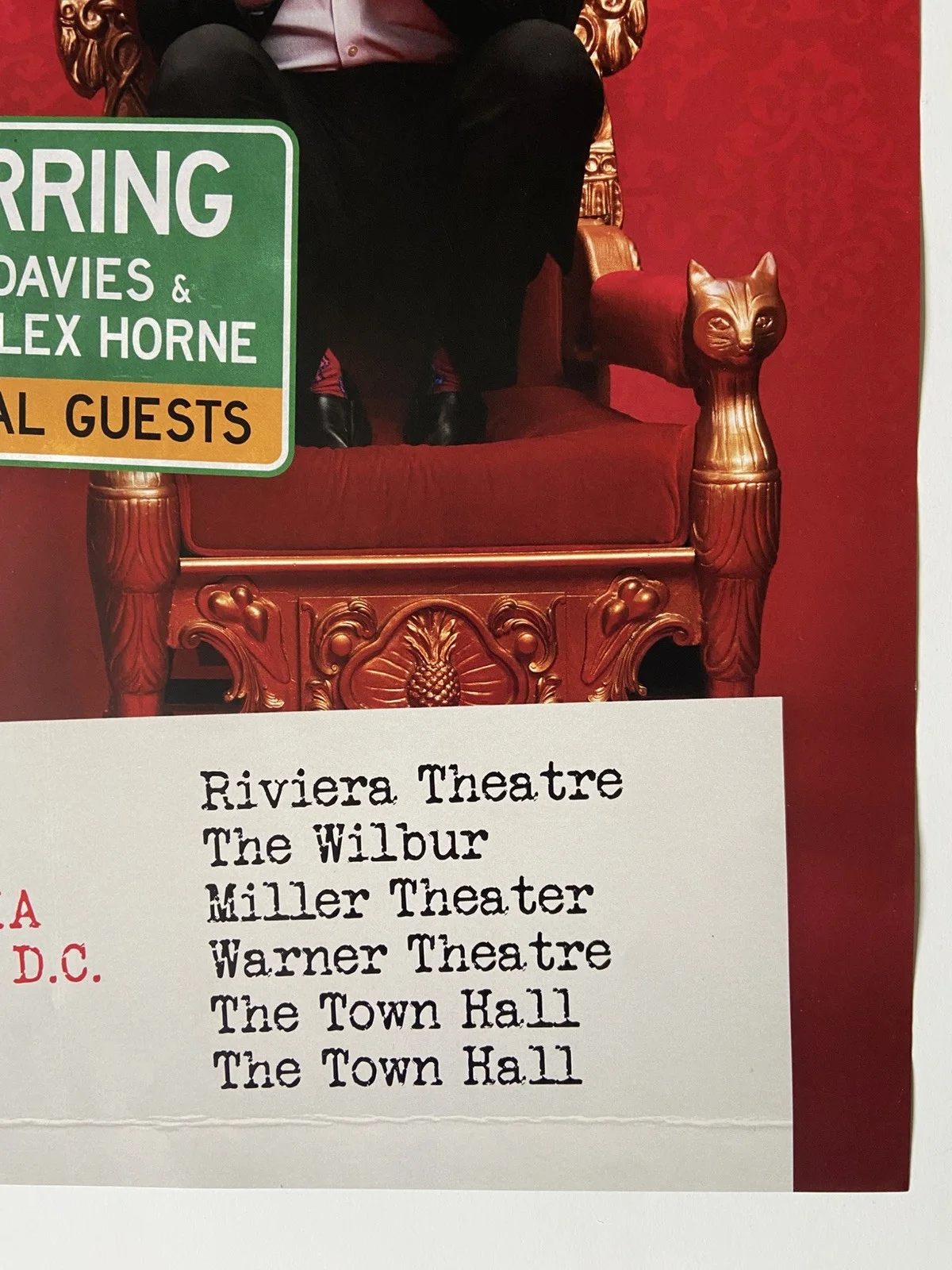 Greg Davies, Little Alex Horne — TASKMASTER 2026 US Tour Poster SIGNED Greg Davies Little Alex Horne ORIGINAL, изображение 4