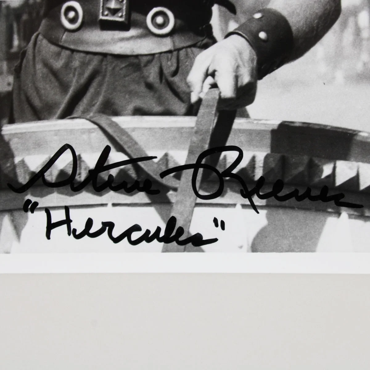 Steve Reeves Signed 8×10 B&W Photo COA JSA #CK29986, изображение 2