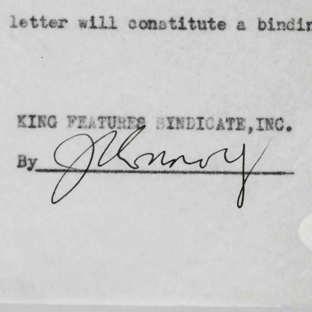 Roy O. Disney Signed Document Contract Amendment - COA JSA, image 3