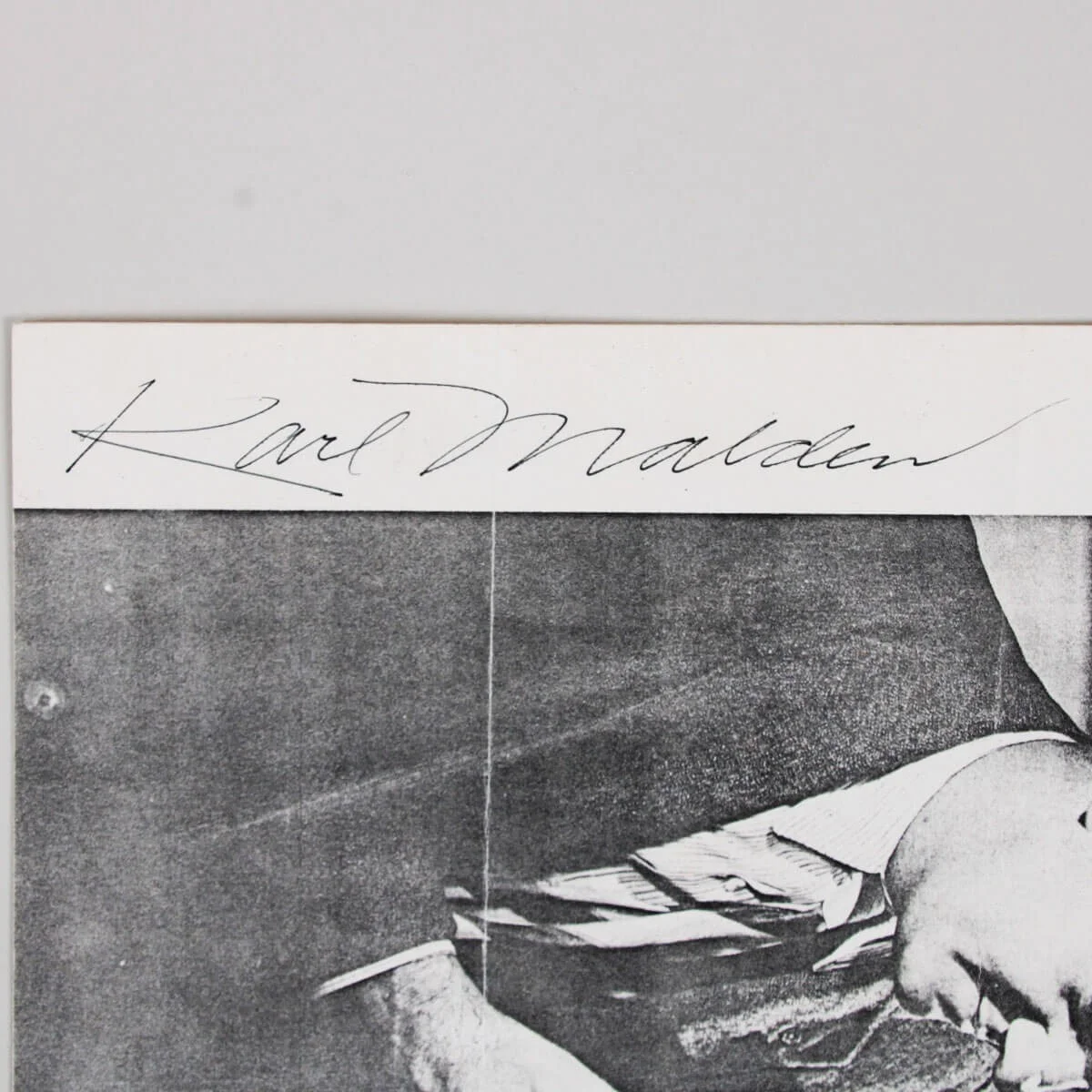 Karl Malden Signed Photo 6x8 - COA JSA, image 2