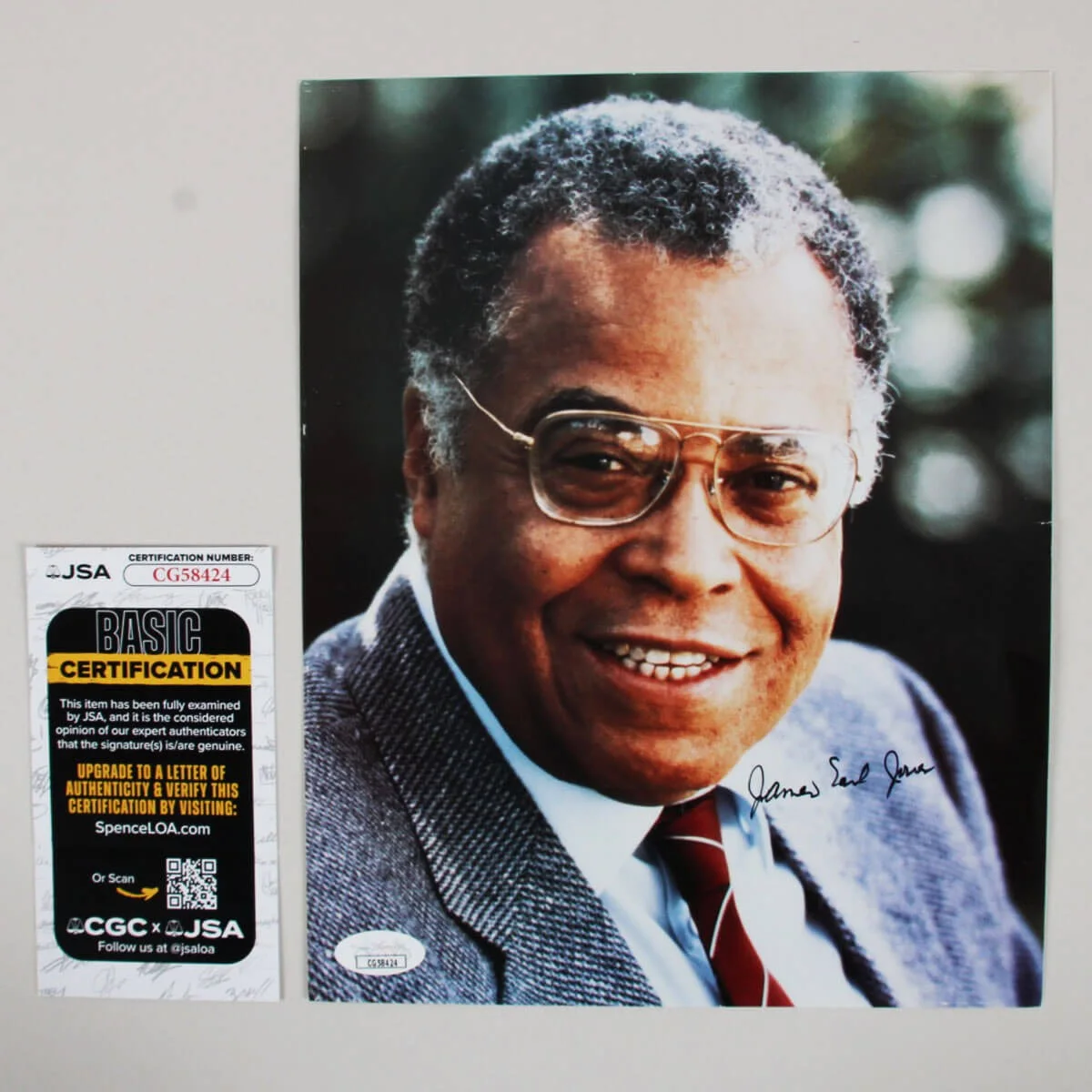 James Earl Jones Signed Photo 8x10 - COA JSA, изображение 3