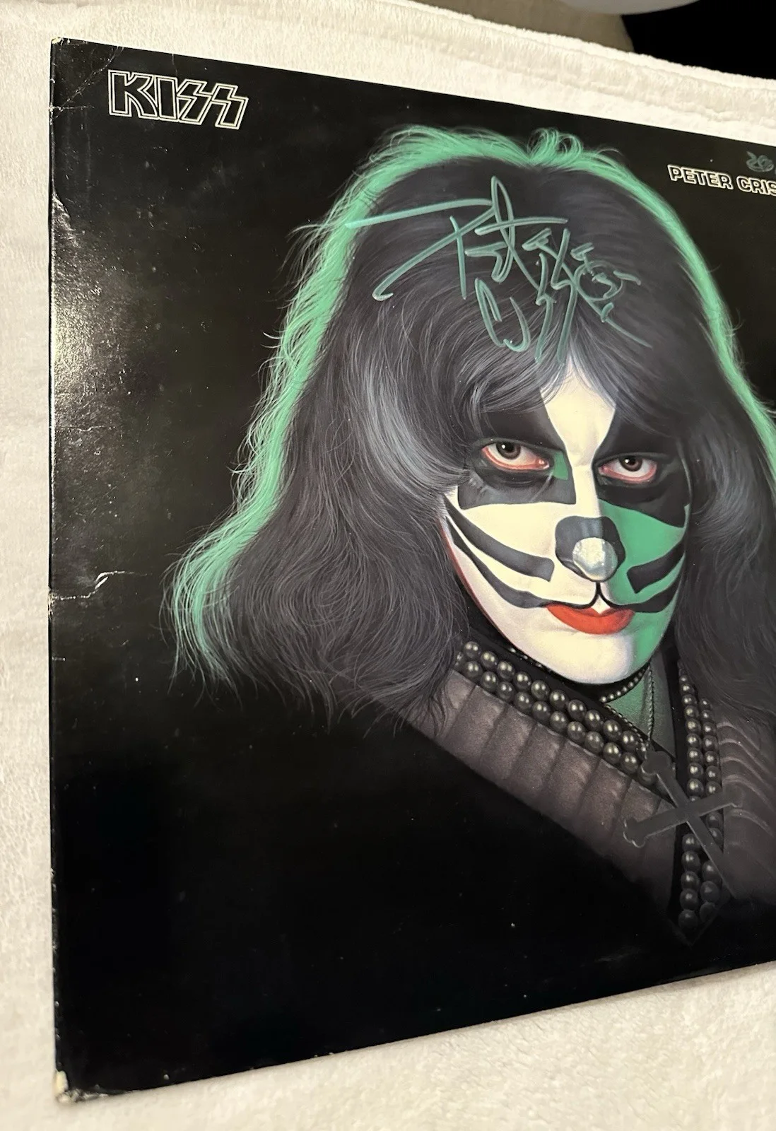 Signed Kiss Peter Criss Solo Album Vinyl Autographed JSA + 6 Vintage 1978 Cards!, изображение 3