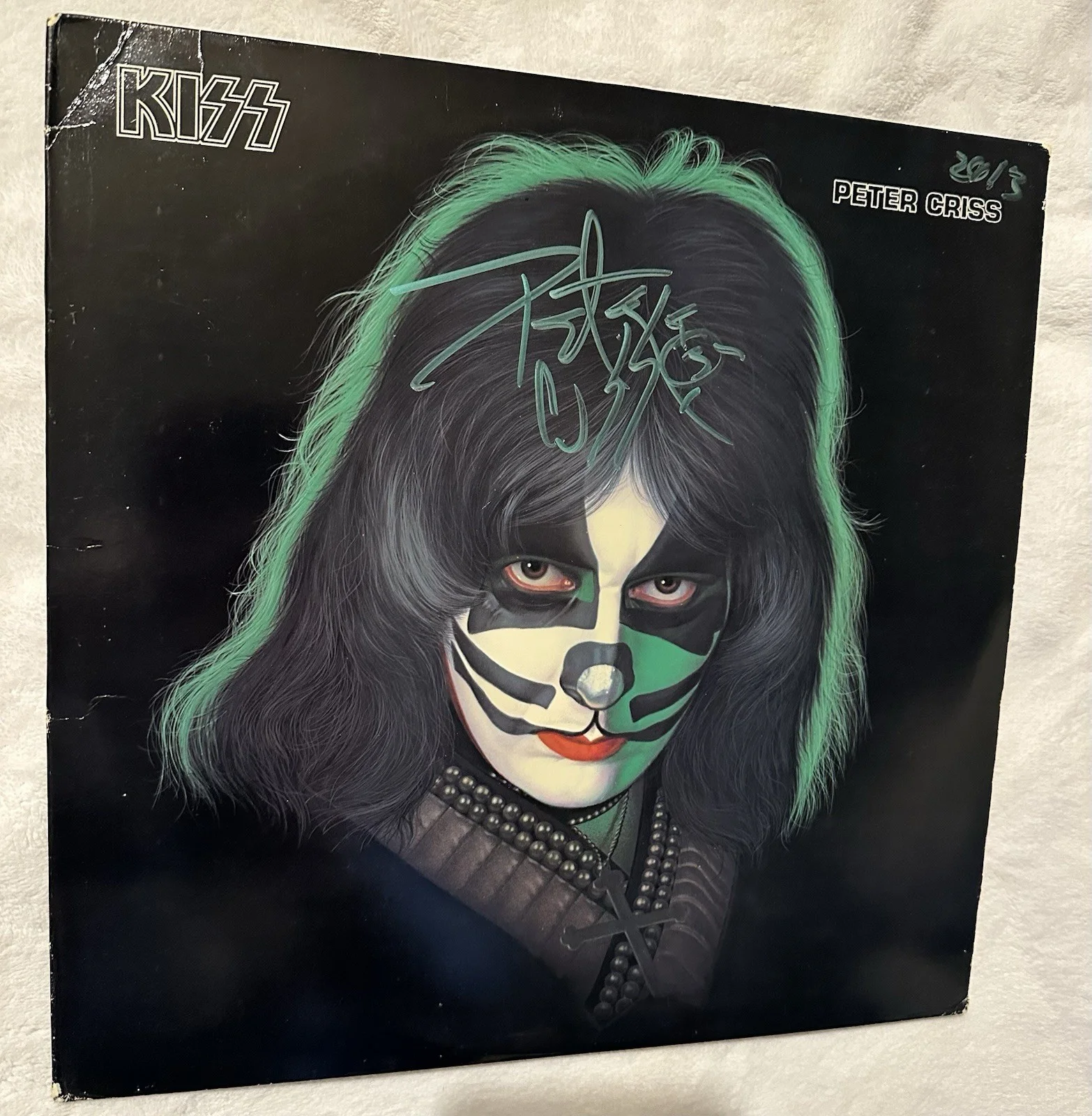 Signed Kiss Peter Criss Solo Album Vinyl Autographed JSA + 6 Vintage 1978 Cards!, изображение 4