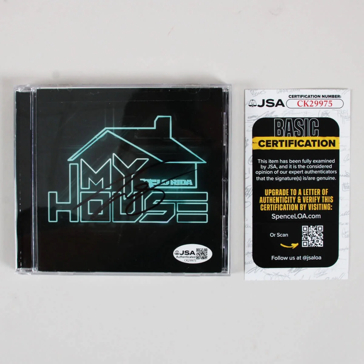 Flo Rida Signed CD My House - COA JSA, image 5