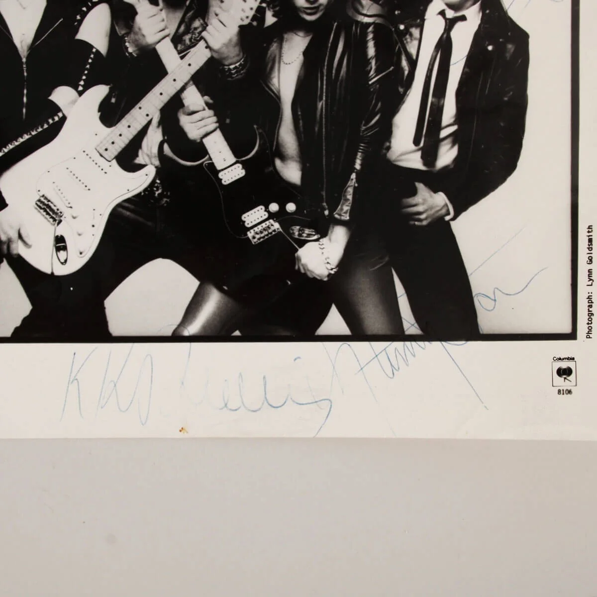 Judas Priest Signed Photo 8x10 1981 UK Tour Promo (5) Sigs. Rob Halford etc. ..., изображение 4