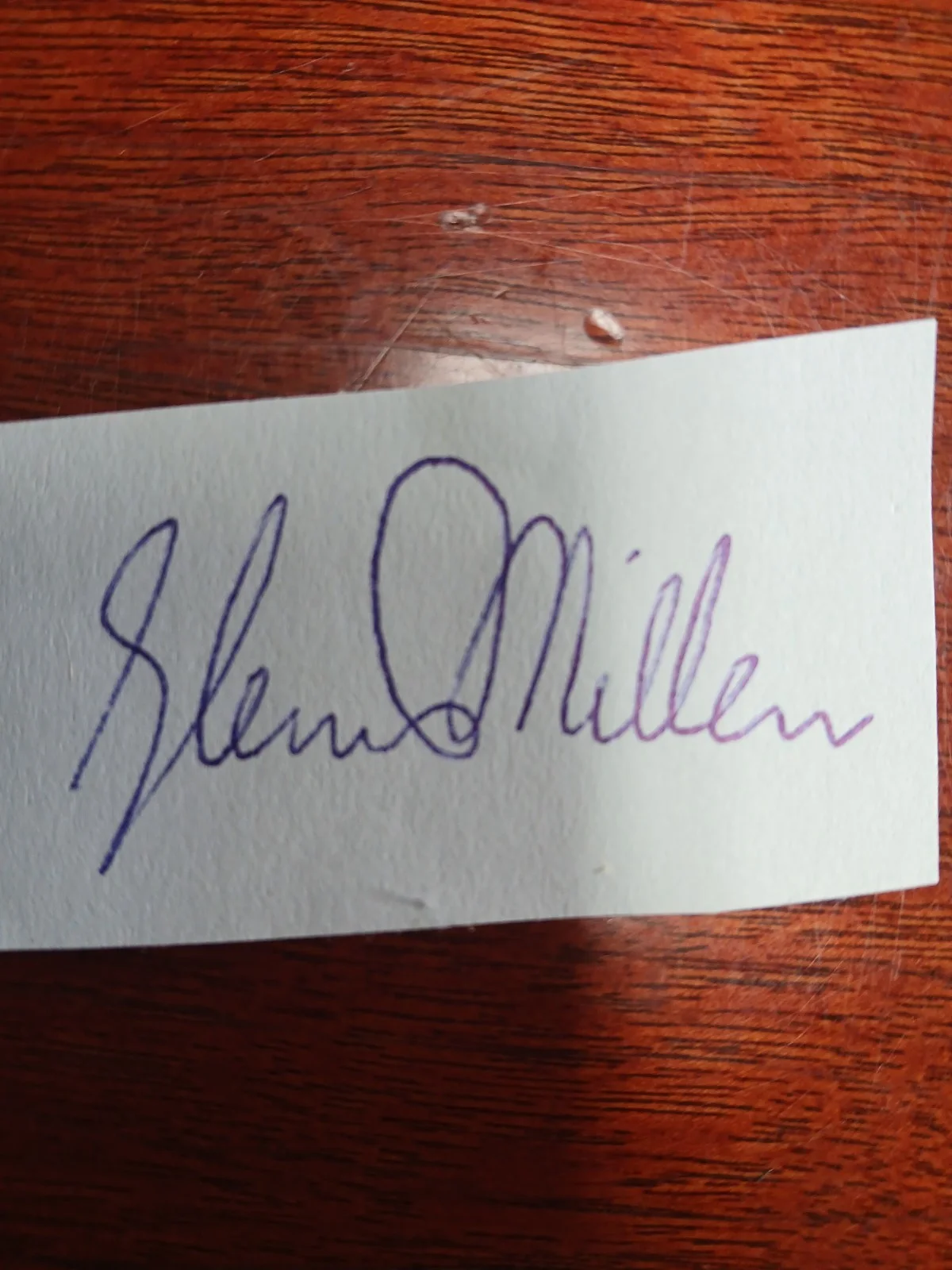 Original Glenn Miller Autograph, image 2