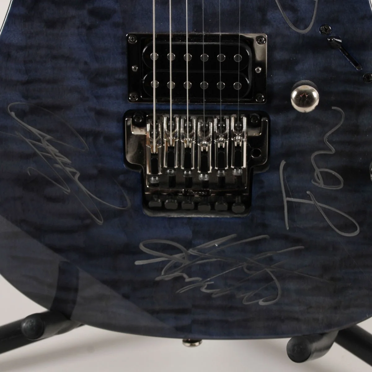 YES Band Signed Electric Guitar (4) John Anderson, Chris Squire, Rick Wakeman..., изображение 3