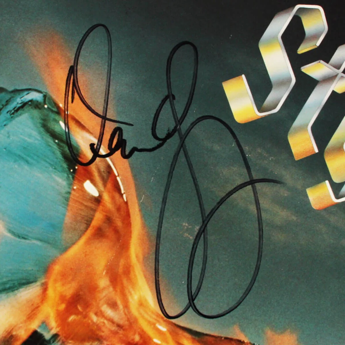 Dennis DeYoung Signed Record Album Styx Equinox - COA JSA, image 2