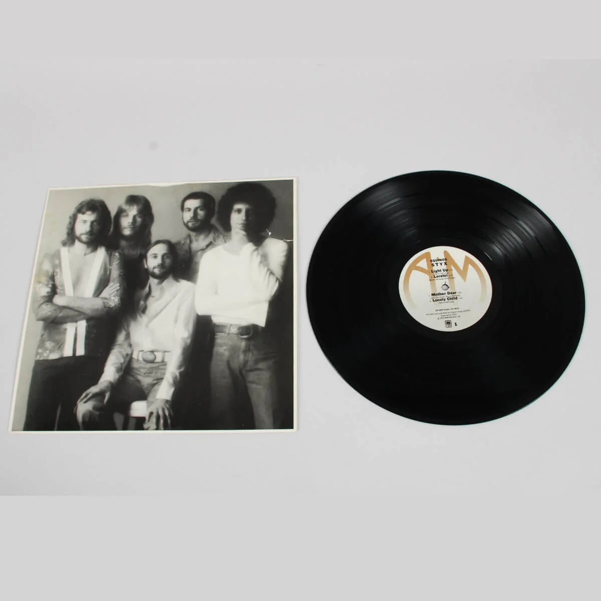 Dennis DeYoung Signed Record Album Styx Equinox - COA JSA, image 3