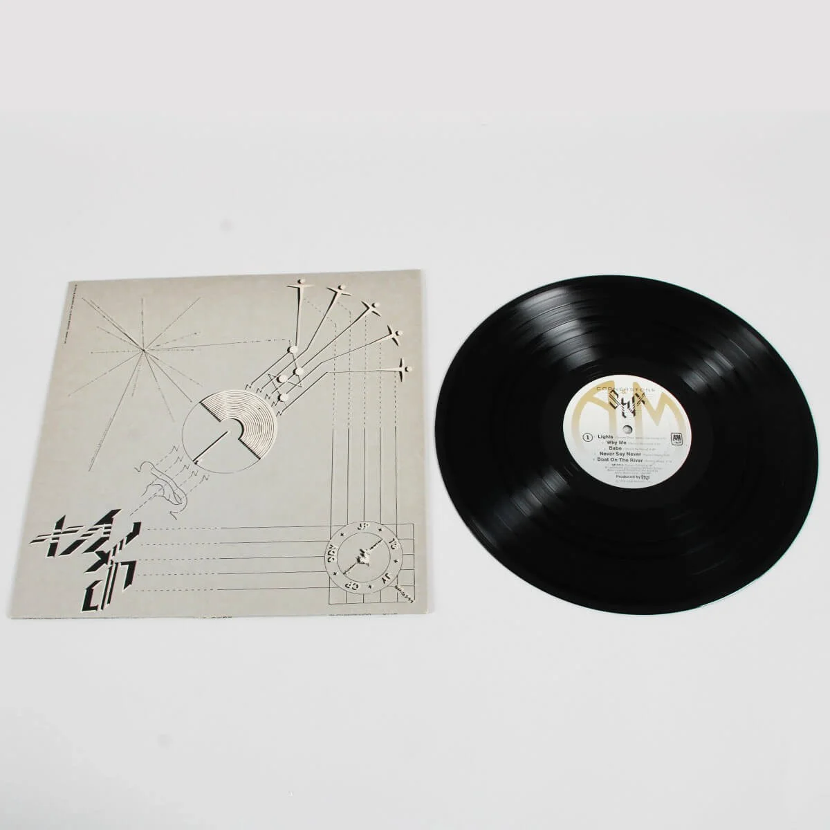 Dennis DeYoung Signed Record Album Styx Cornerstone - COA JSA, image 3