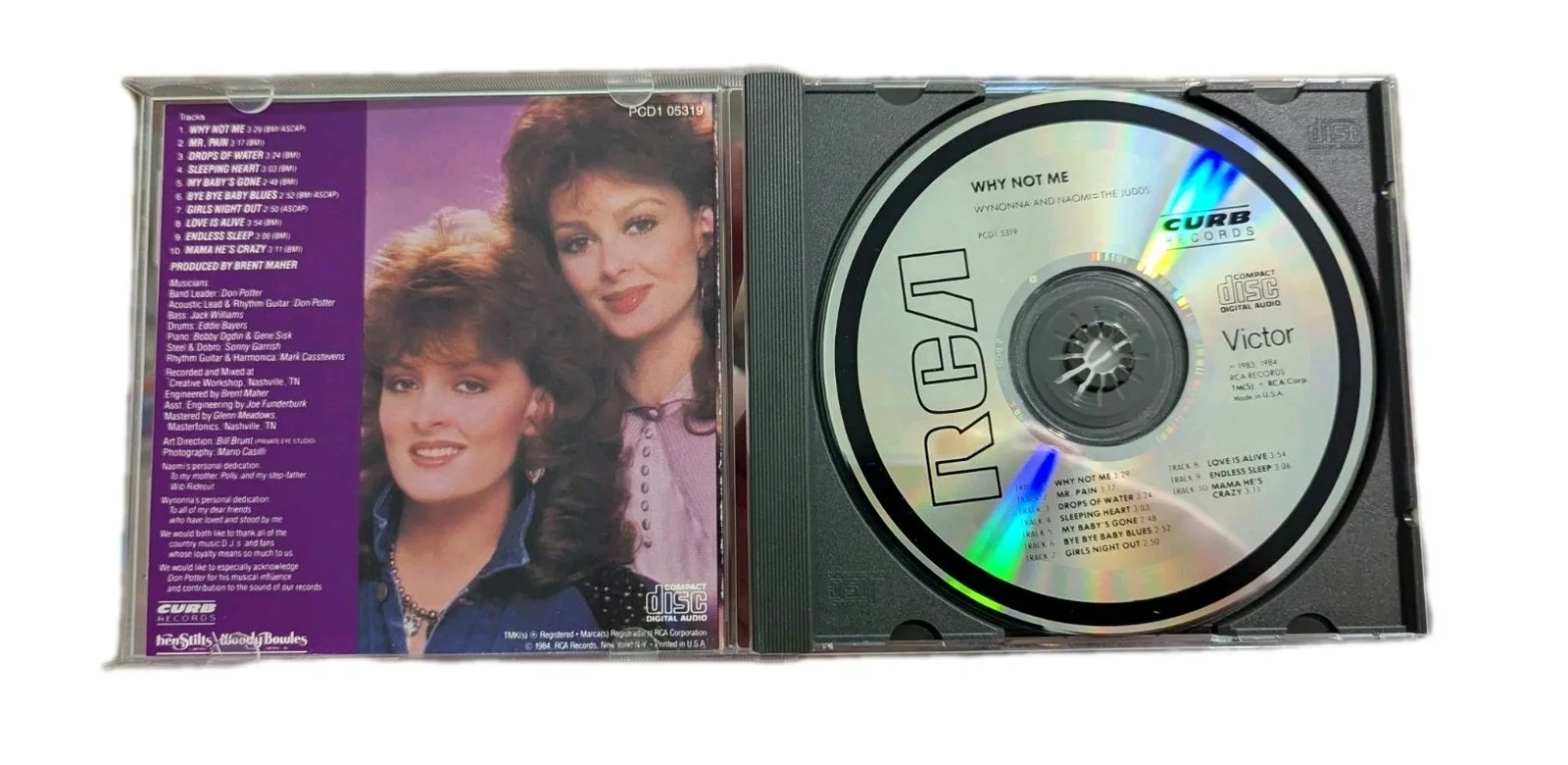 WHY NOT ME THE JUDDS CD, image 3