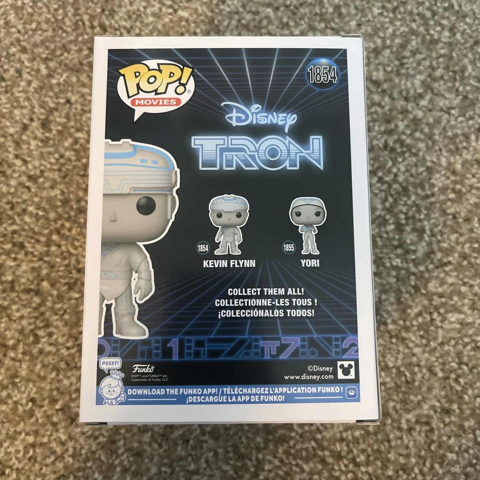 Jeff Bridges — Jeff Bridges Signed Autographed Kevin Flynn Funko POP #1854 GSC COA Tron, изображение 3