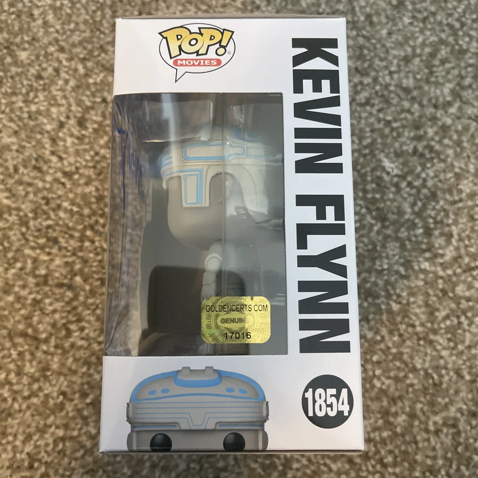 Jeff Bridges — Jeff Bridges Signed Autographed Kevin Flynn Funko POP #1854 GSC COA Tron, изображение 4