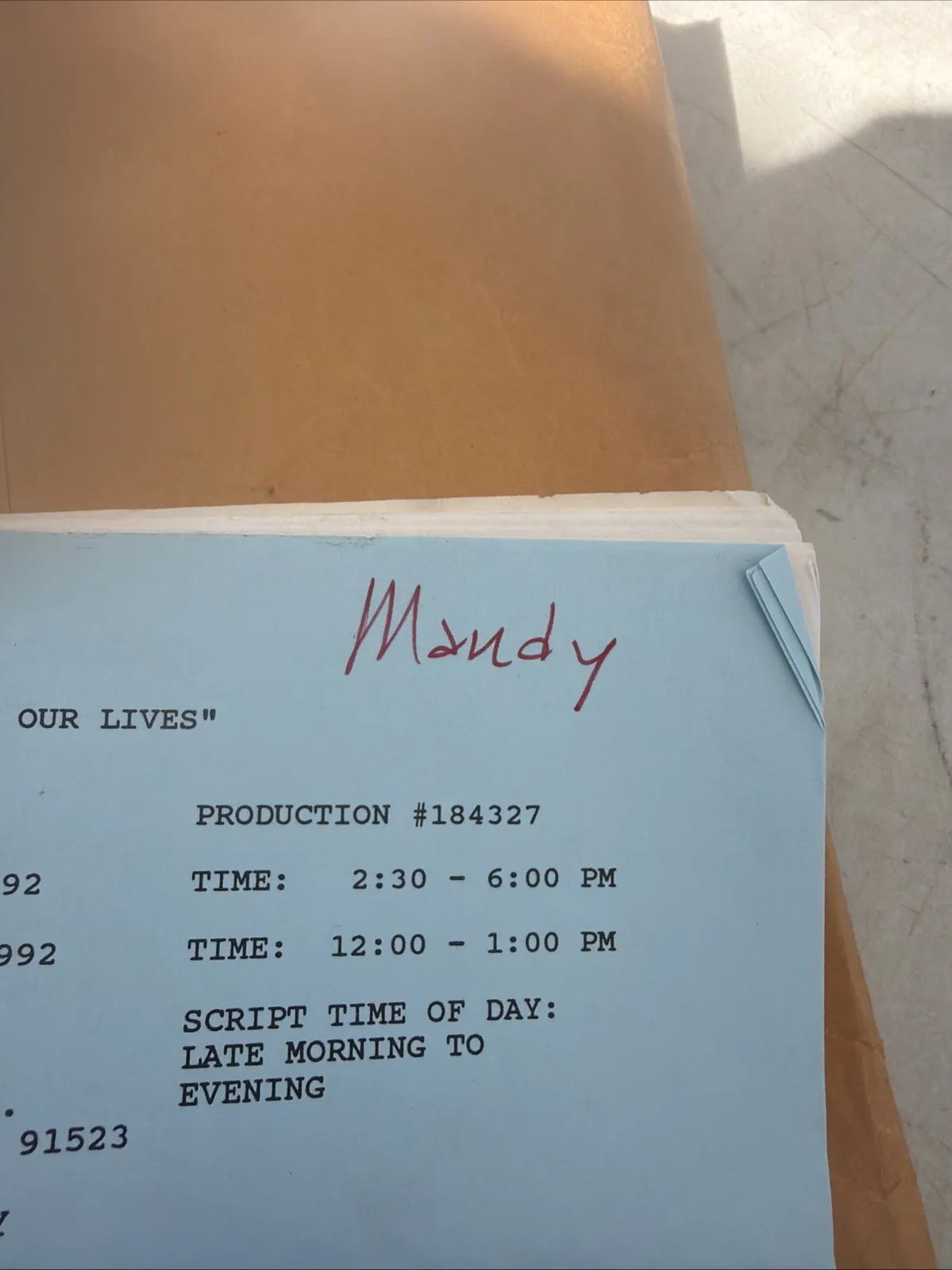 DAYS OF OUR LIVES SCRIPT 1992 - 🔥, image 2