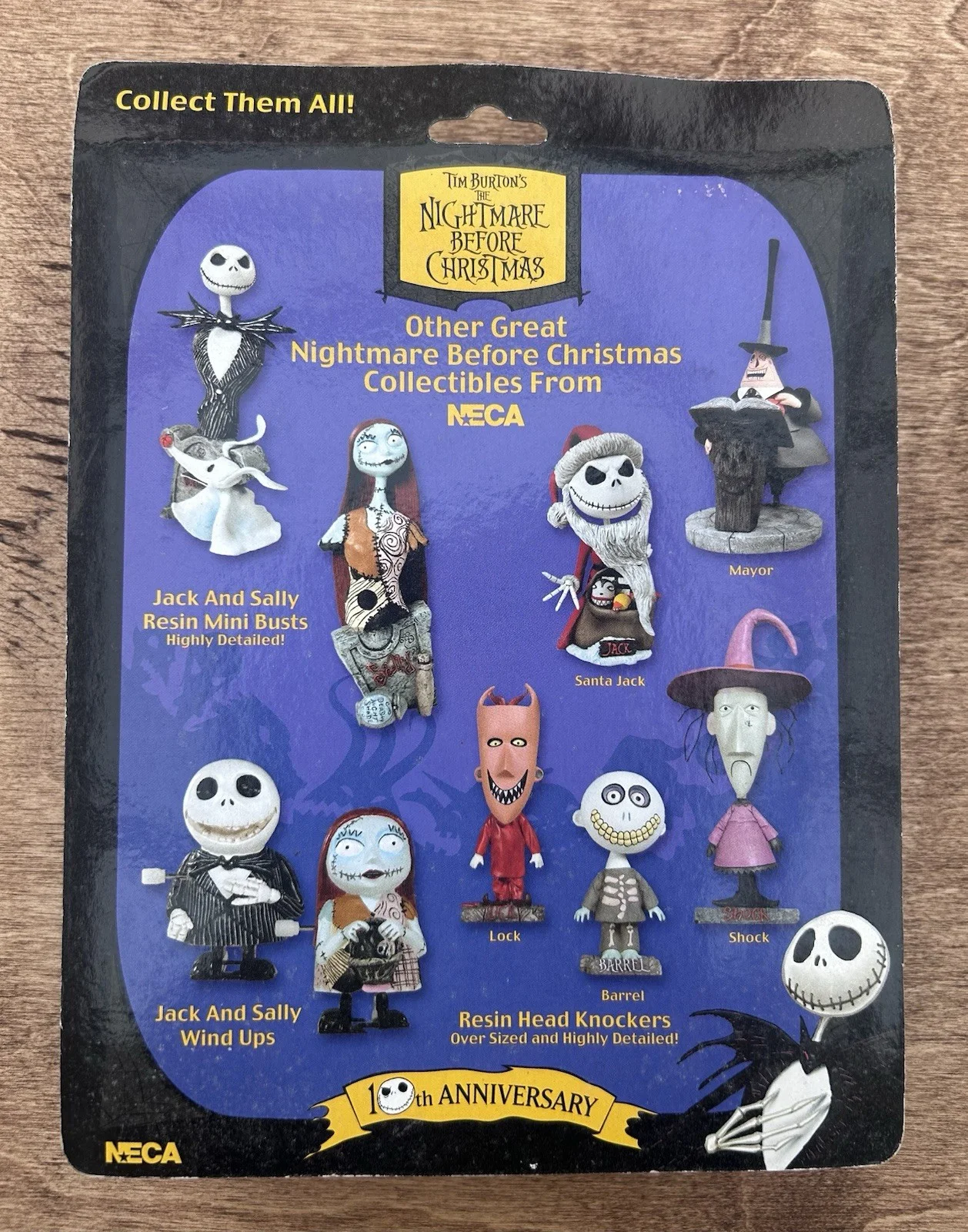NECA Nightmare Before Christmas 10th Anniversary Block Buddies 5 Figure Set, изображение 4