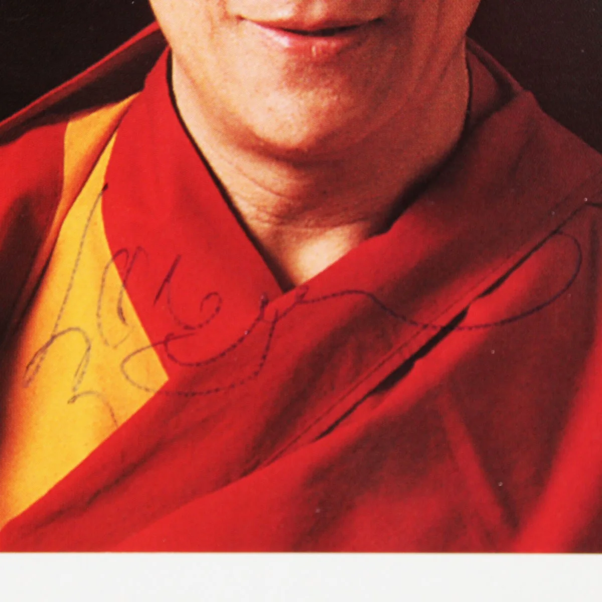 Dalai Lama Signed Photo 3.5 x 5 - COA JSA, image 2