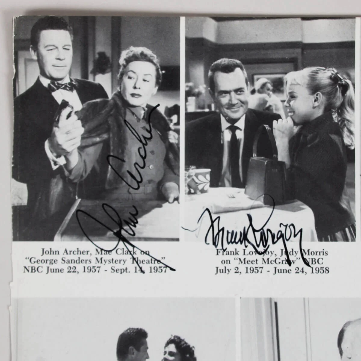 John Archer + Others Signed Autographed Magazine Page COA JSA, image 2