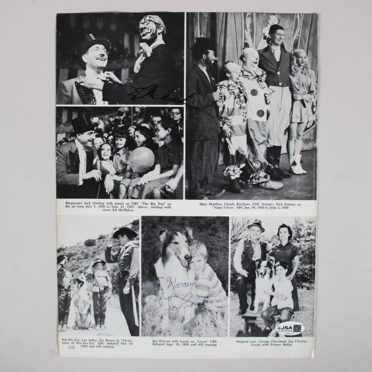 John Archer + Others Signed Autographed Magazine Page COA JSA, image 4