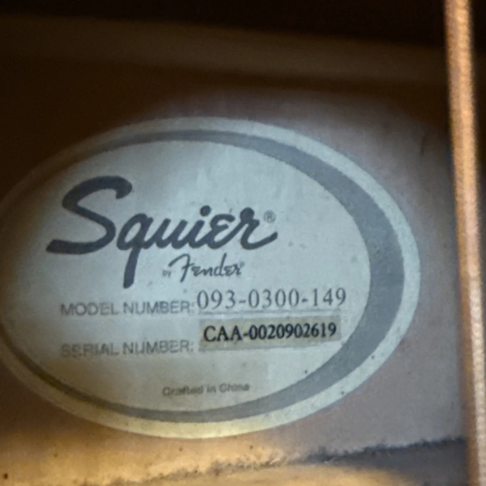 Big Bad Voodoo Daddy Autographed Squier Acoustic Guitar, image 3