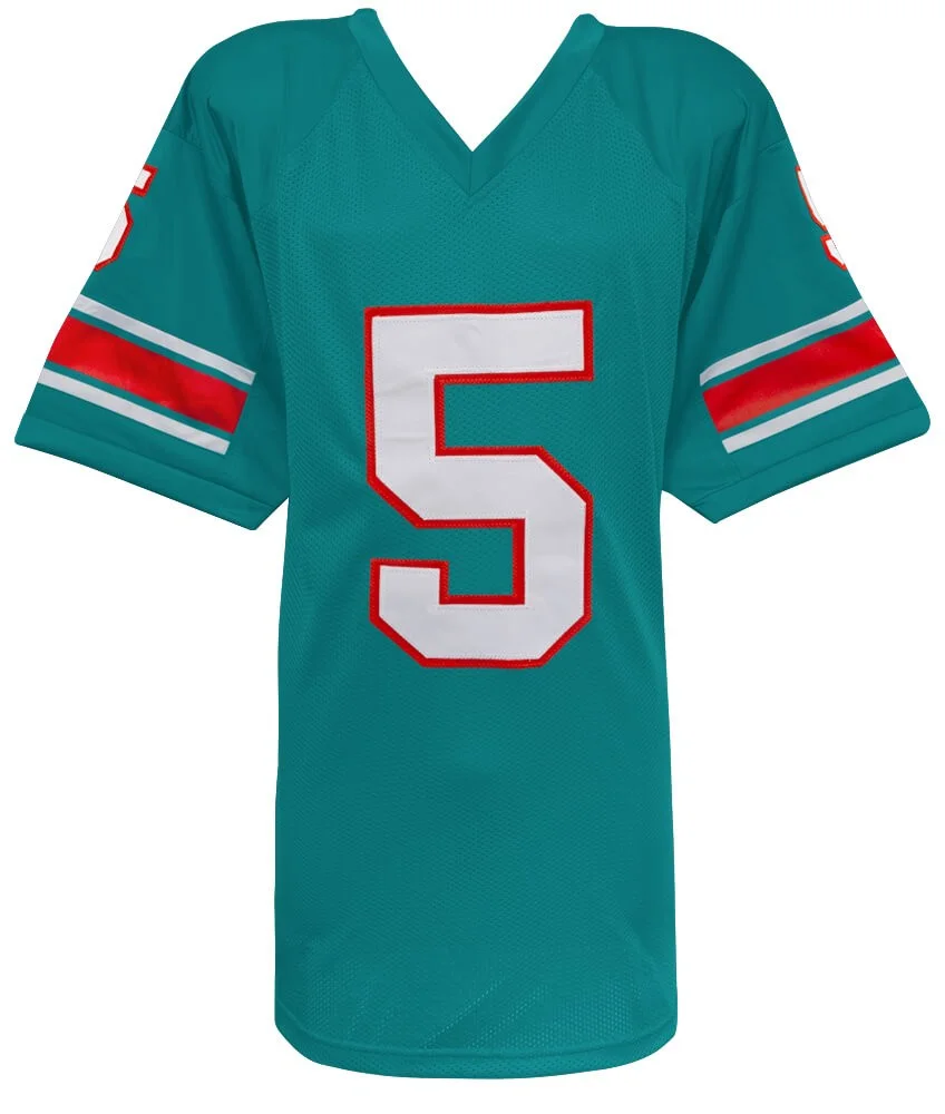Websites — Sean Young Signed Teal Custom Ray Finkle Football Jersey - (SCHWARTZ SPORTS COA), изображение 2