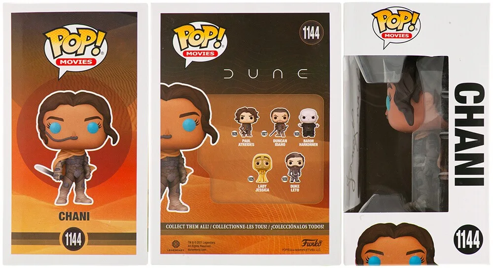 Websites — Sean Young Signed Dune Chani Funko Pop Doll #144 - (SCHWARTZ SPORTS COA), изображение 2